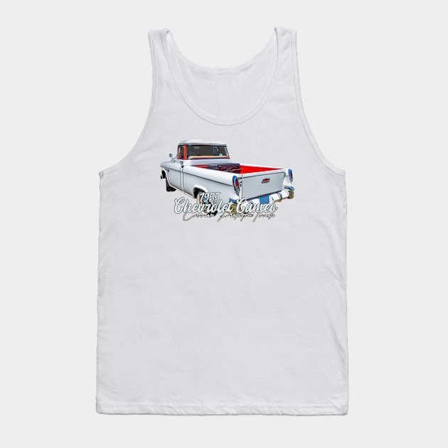 1955 Chevrolet Cameo Carrier Pickup Truck Tank Top by Gestalt Imagery